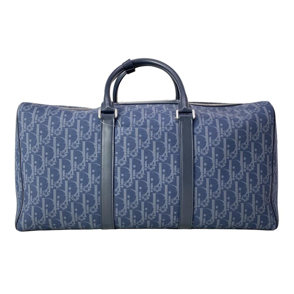 Christian Dior DIOR/ChristianDior Rango 50 Boston Bag Navy Dark Navy Multi - Picture 3 of 16